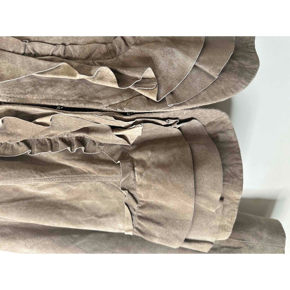 INC International Concepts Tan Ruffled Jacket - Picture 8 of 12